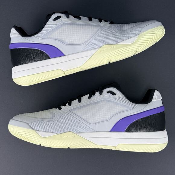 Wilson Rush Pro 5 SAMPLE Men\'s Tennis Shoes 10 Size WRS33853S White/Black/Purple